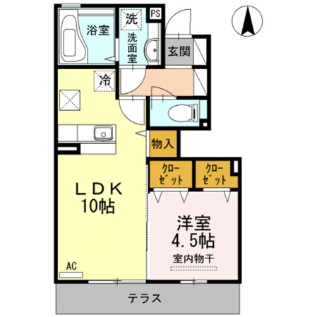 サンボナール錦の物件間取画像